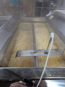 Dodge's sap boiling in evaporator